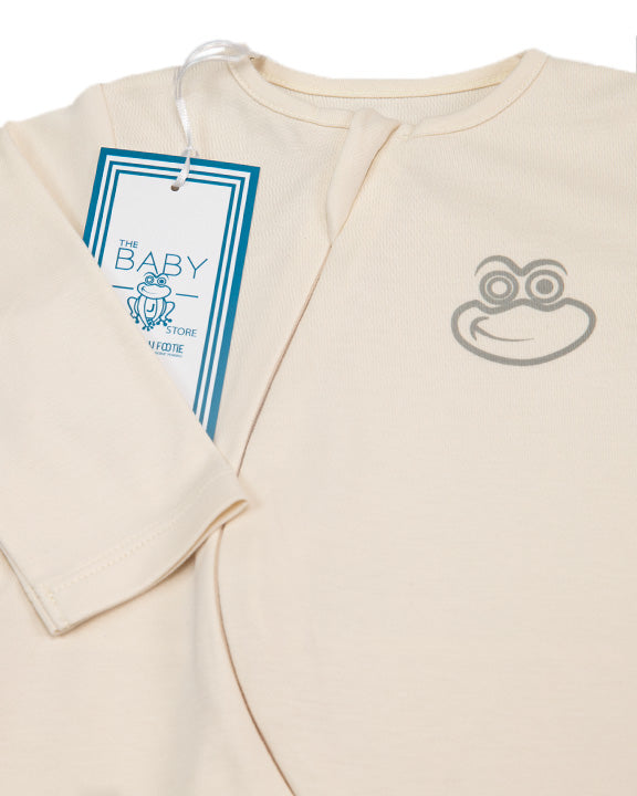 The Jullian Footie - Buttercream baby pajama