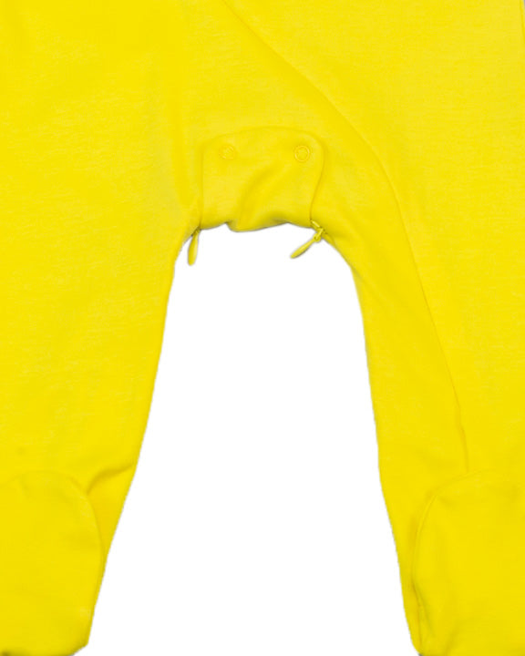 The Jullian Footie - Illuminating Yellow - baby pajama