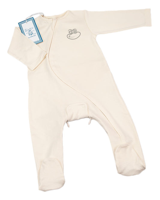 The Jullian Footie - Buttercream baby pajama