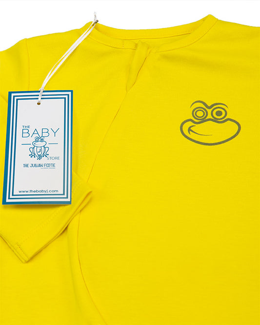 The Jullian Footie - Illuminating Yellow - baby pajama